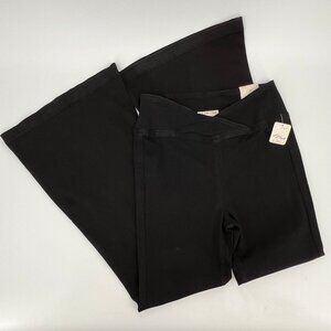 Free People We The Free Venice Beach Flare Jeans Size 30 High Rise Black